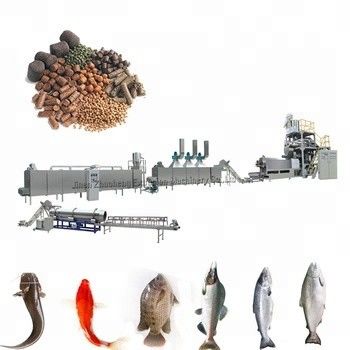 Customized Energy- Twin Screw Automatic Floating Fish Feed Extruder Manufacturing Machine