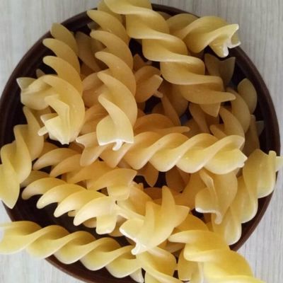 500kg/h Fully Automatic Single Screw Extruder Spiral Surface Macaroni Pasta Production Line