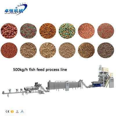 5 Ton/H Full Automatic Animal Pet Fish Food Feed Making Machine 23*3*3m
