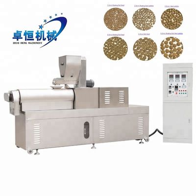 Floating Fish Feed Pellet Machine for Twin Screw Extrusion Processing Type and Output