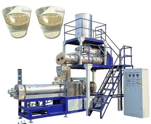 Silvery Floating And Sinking Fish Feed Pellet Extruder Machinery With High Technology