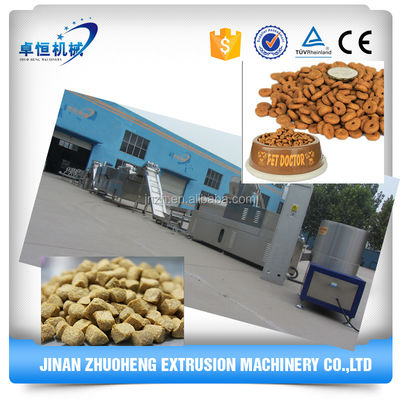 Fully Automatic Twin Screw Extrusion Kibble Dog Food Processing Plant Line for Dogs