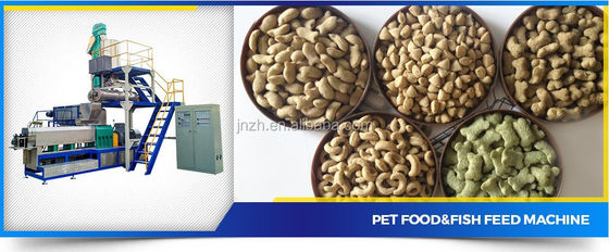 Fully Automatic Twin Screw Extrusion Kibble Dog Food Processing Plant Line for Dogs
