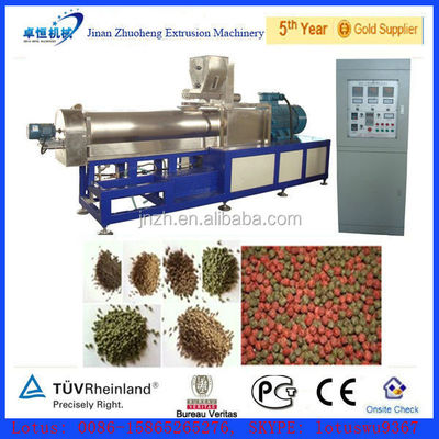 Auto CAD Layout Twin Screw Extruder for Fish Shrimp Feed Food Processing Line Plant